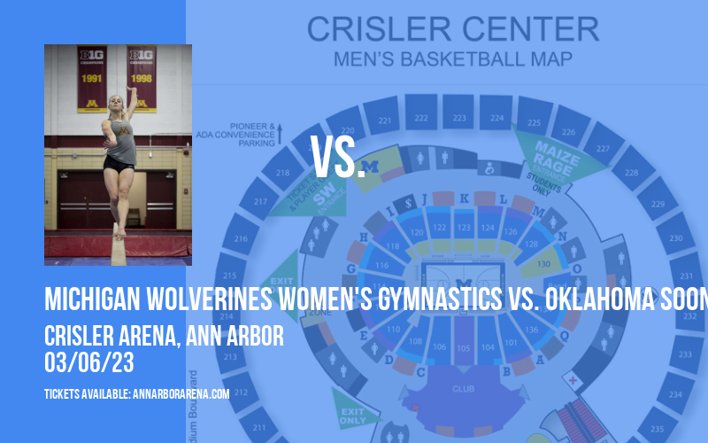 Michigan Wolverines Women's Gymnastics vs. Oklahoma Sooners at Crisler Arena