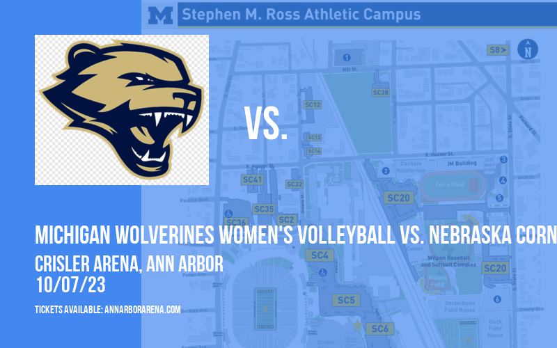 Michigan Wolverines Women's Volleyball vs. Nebraska Cornhuskers at Crisler Arena